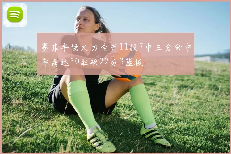 墨菲半场火力全开11投7中三分命中率高达50狂砍22分3篮板